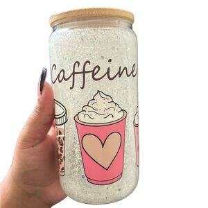 Caffeine Vibes tumbler! Custom made! New! 1 left